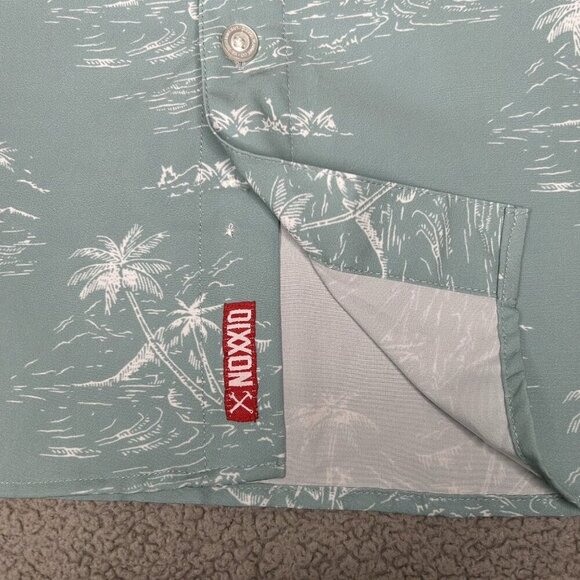 Dixxon Shirt Mens 5X Hawaiian The Naples D-Lite Stretch Party Lightweight Palm - Picture 6 of 12